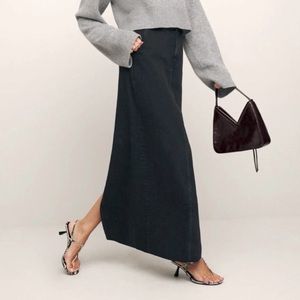 REFORMATION Myles Denim Maxi Skirt